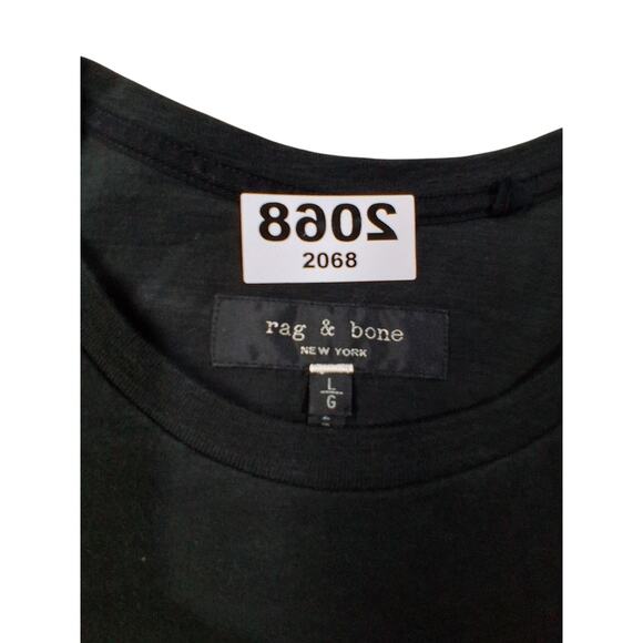 Rag & Bone Mens size L Dagger Embroidered Gothcore Grungecore Casual Preppy Tee - Picture 4 of 12